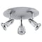 Access Lighting Cobra, 3 Light Adjustable LED Flush Mount, Brushed Steel Finish 52103LEDDLP-BS - alternate 1